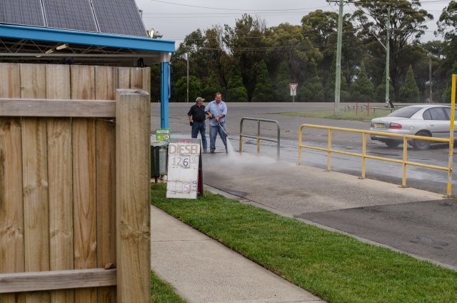 Karen Hanratty Store New Berrima washing oil and petrol down the drain.jpg