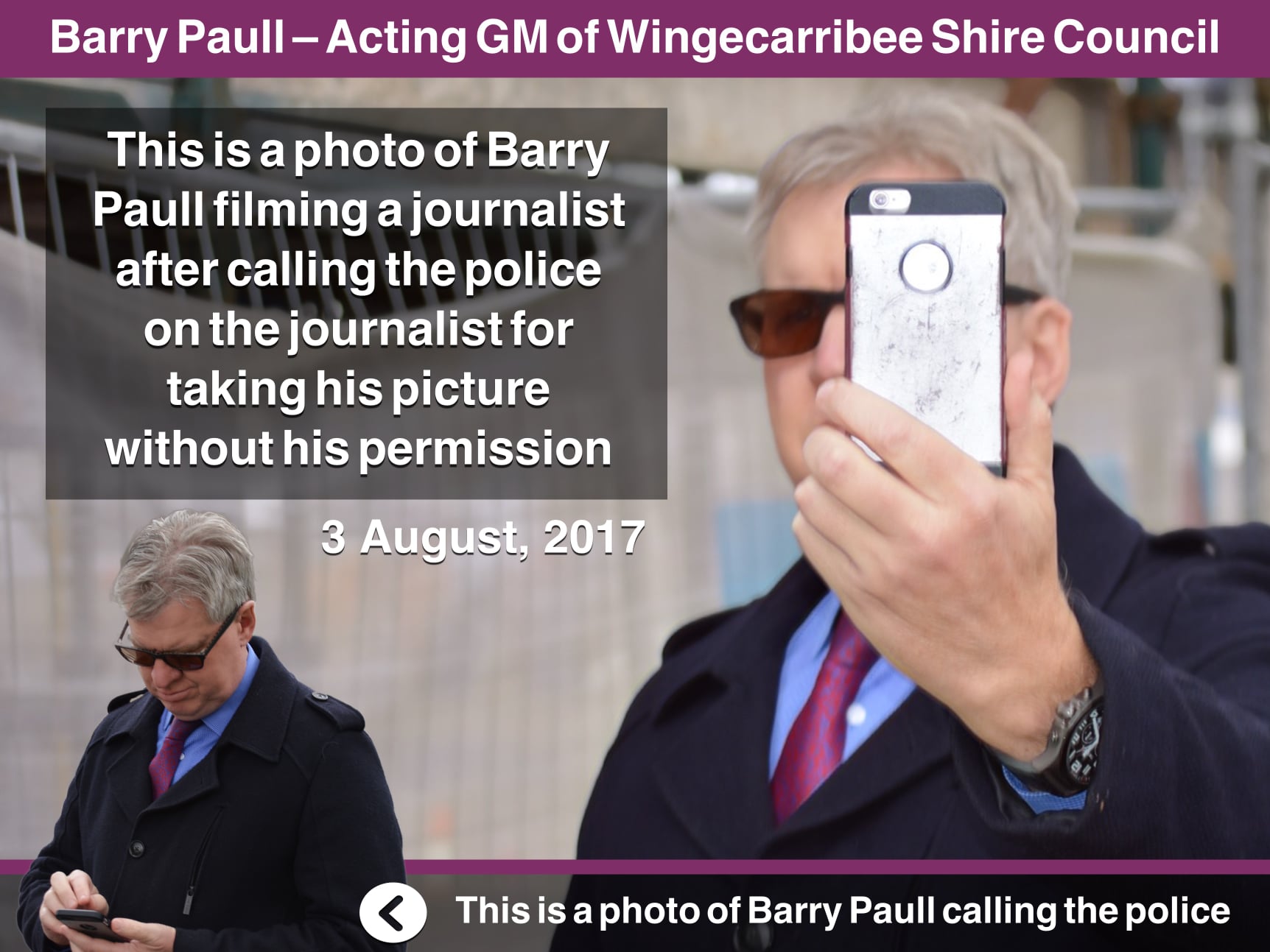 Barry Paull should be in jail, and not just for attacking journalists. .jpg