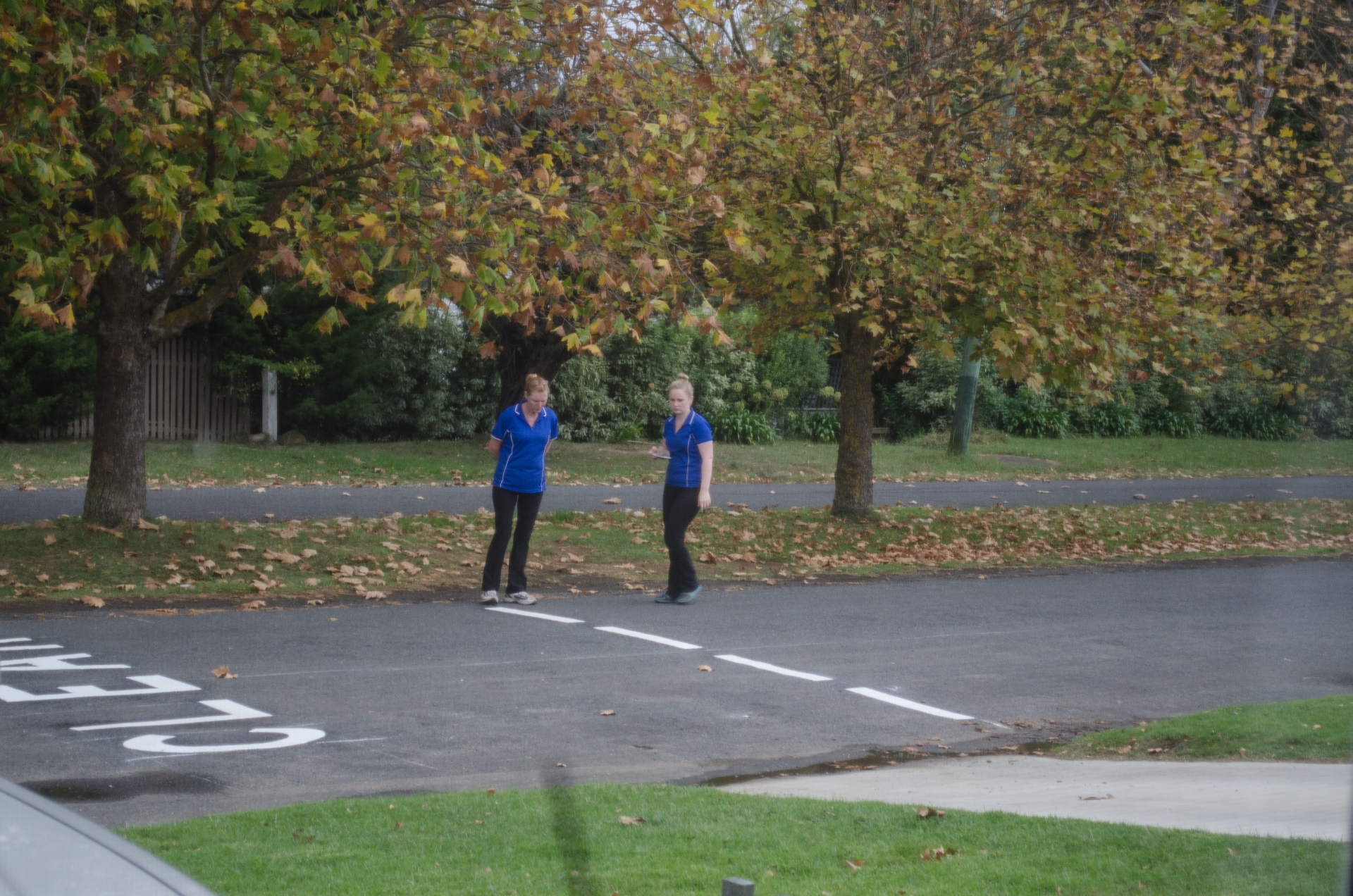 Katie Hanratty and Karen hanratty taking photos of stay clearway..jpg